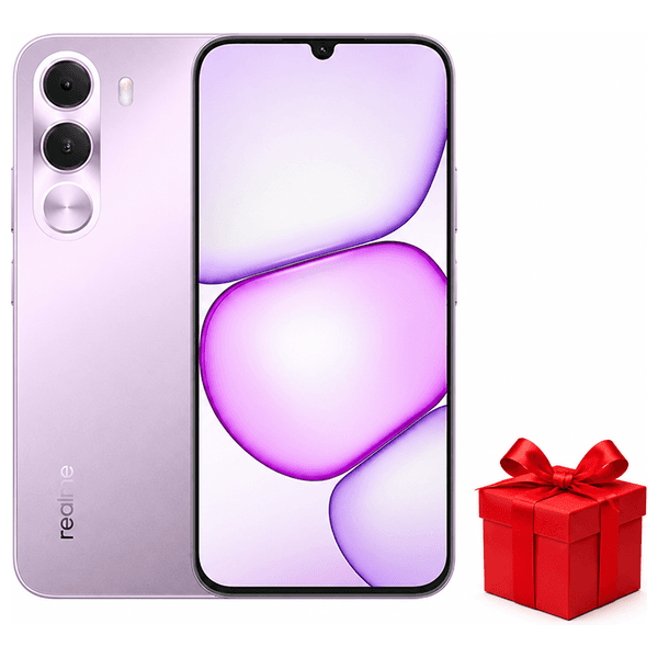 ريلمي C100i - دبل سيم - شاشة 6.8 بوصة - معالج Unisoc T7250 - بطارية 6600 مللي أمبير بالساعة، شحن 15 واط + هدية مجانية