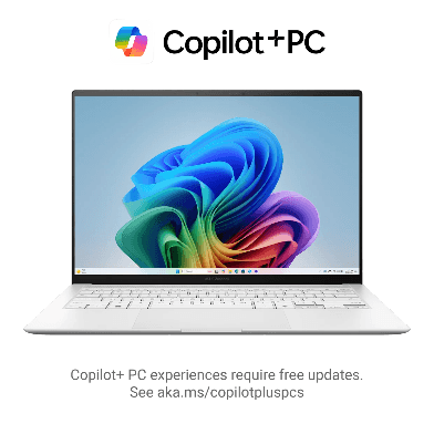 حاسوب محمول ASUS Zenbook S 14 UX5406SA-PZ067W بشاشة لمس 14" 3K OLED - معالج Core Ultra 7 256V - ذاكرة 16GB